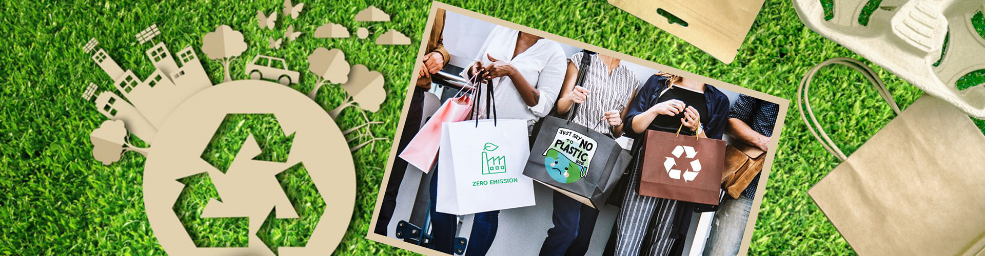 Recycling and sustainability retail banner