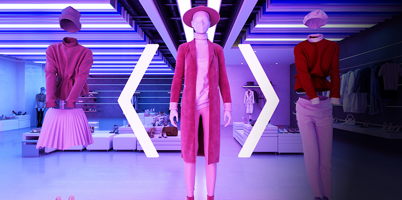 Value 10 Image featuring purple room with fashion mannequins