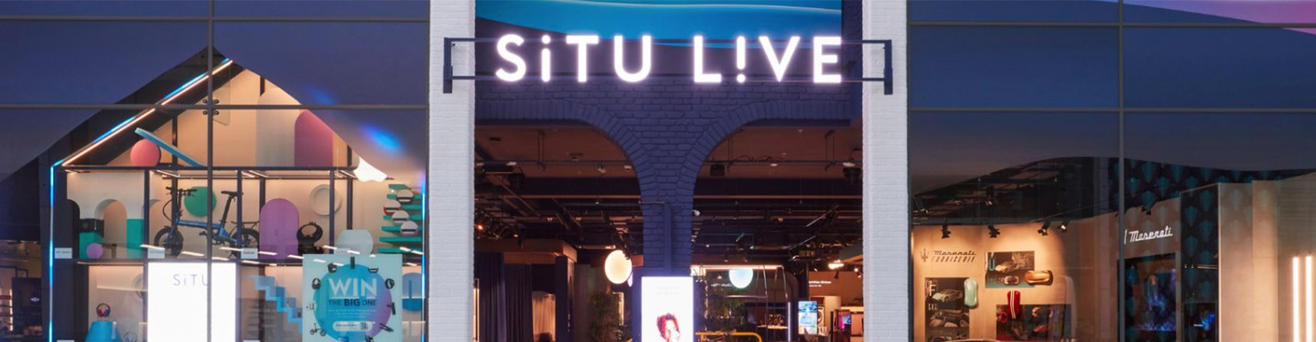 Situ Live: Retail… Storytelling… Reimagined. Report banner featuring storefront of Situ Live store